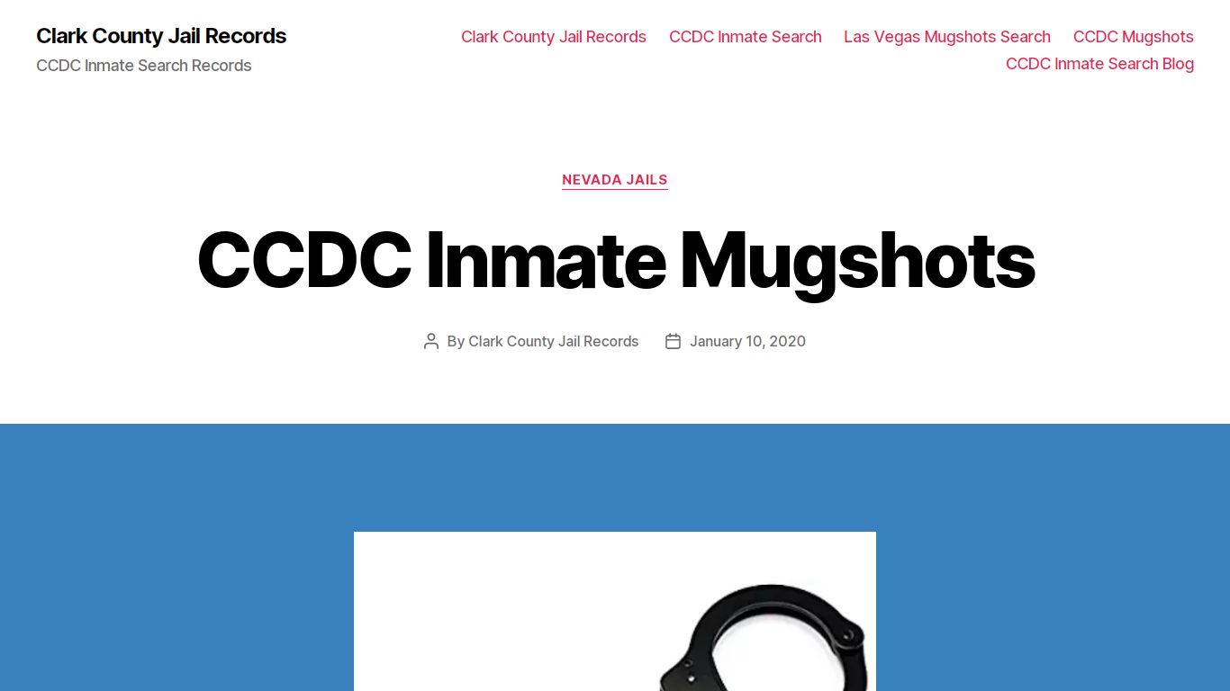 CCDC Inmate Mugshots - Clark County Jail Records